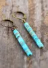 Boho Beaded Dangle Earrings - Natural Stone sold by Boho Mood
