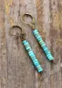 Boho Beaded Dangle Earrings - Natural Stone sold by Boho Mood