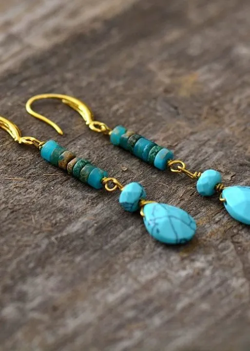 Long Boho Earrings sold by Boho Mood product image thumbnail 4