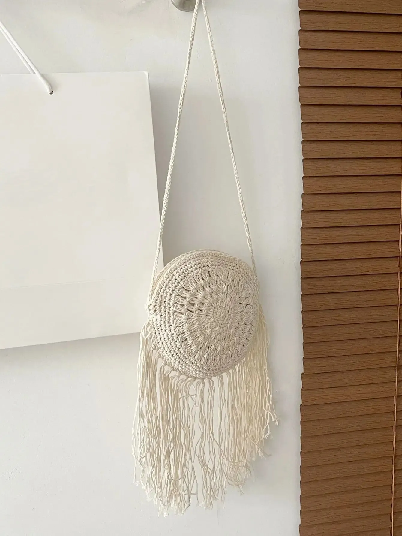 Fringe Crochet Boho Bag sold by Boho Mood product image thumbnail 4