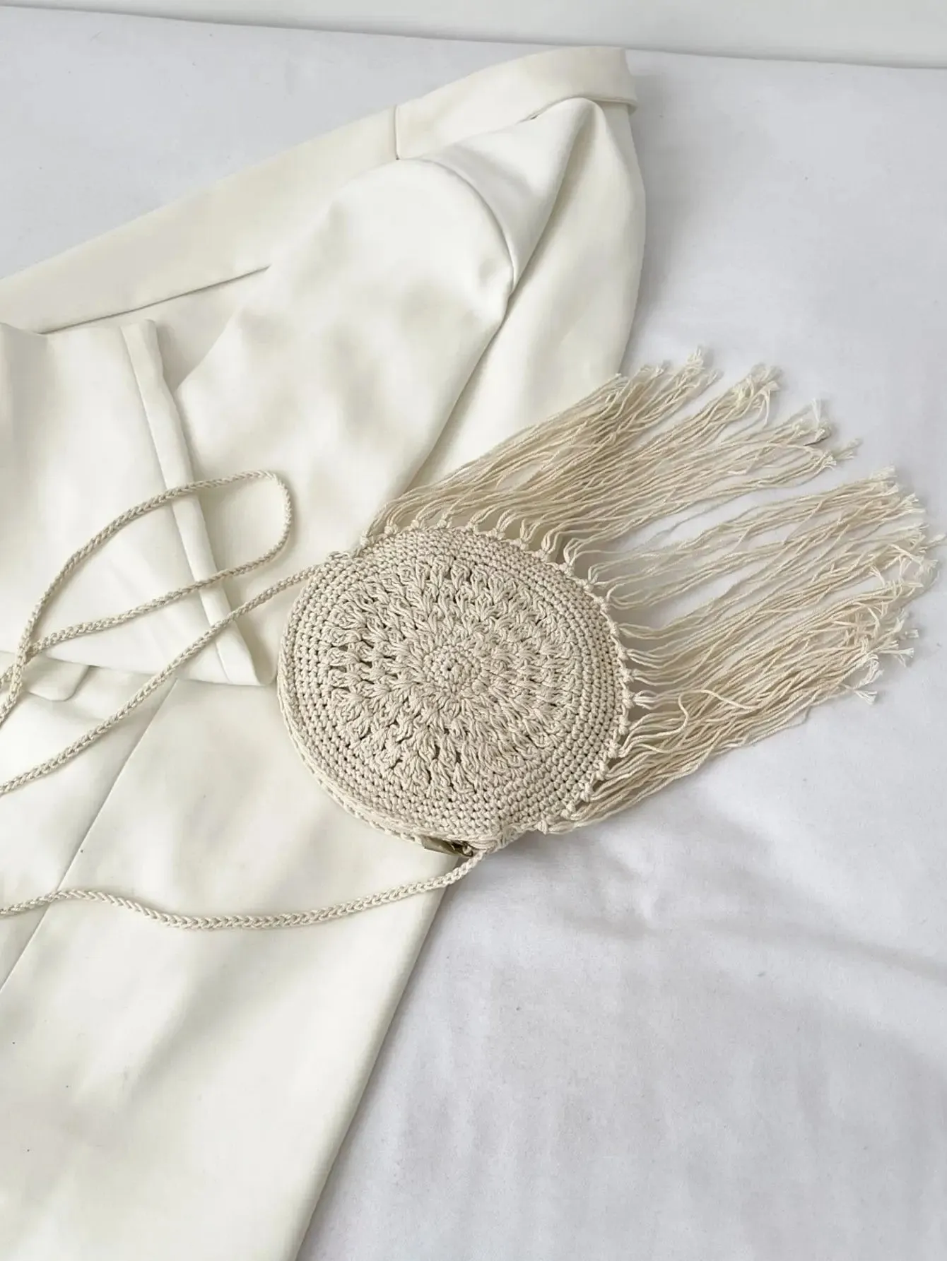 Fringe Crochet Boho Bag sold by Boho Mood product image thumbnail 5
