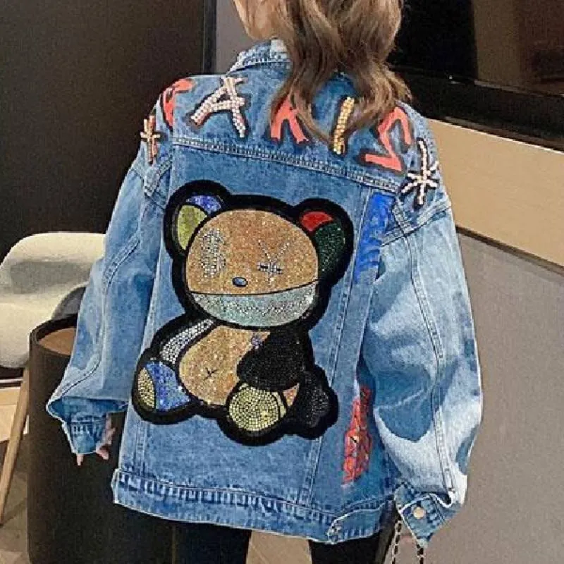 Boho Jacket Denim Cartoon sold by Boho Mood