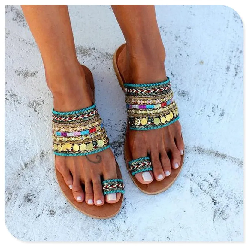 Boho Summer Flat Sandals sold by Boho Mood product image thumbnail 3