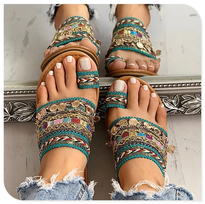 Boho Summer Flat Sandals sold by Boho Mood product image thumbnail 2