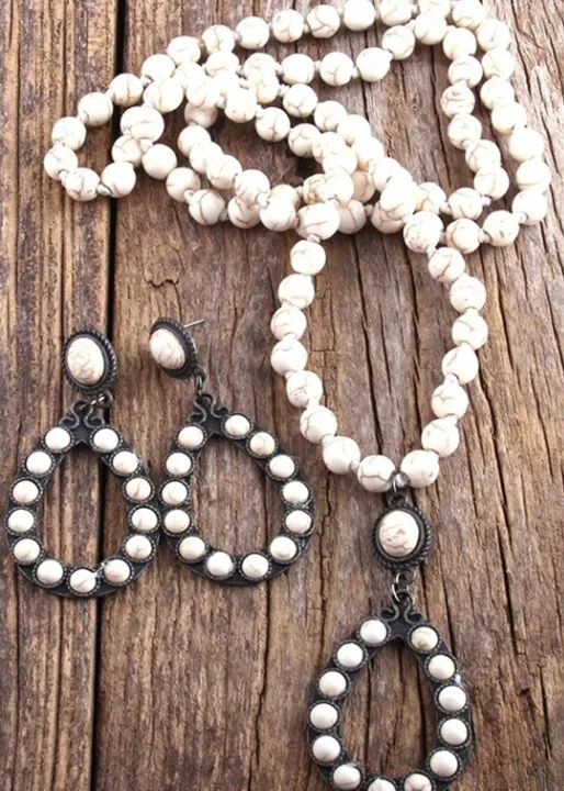 Unicolor Long Boho Pearls Necklace sold by Boho Mood