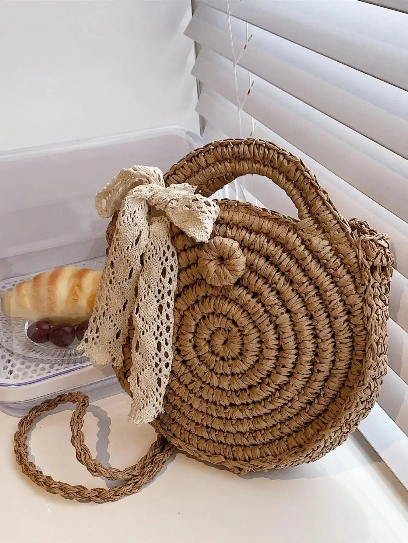 Boho Crossbody Straw Bags sold by Boho Mood product image thumbnail 5