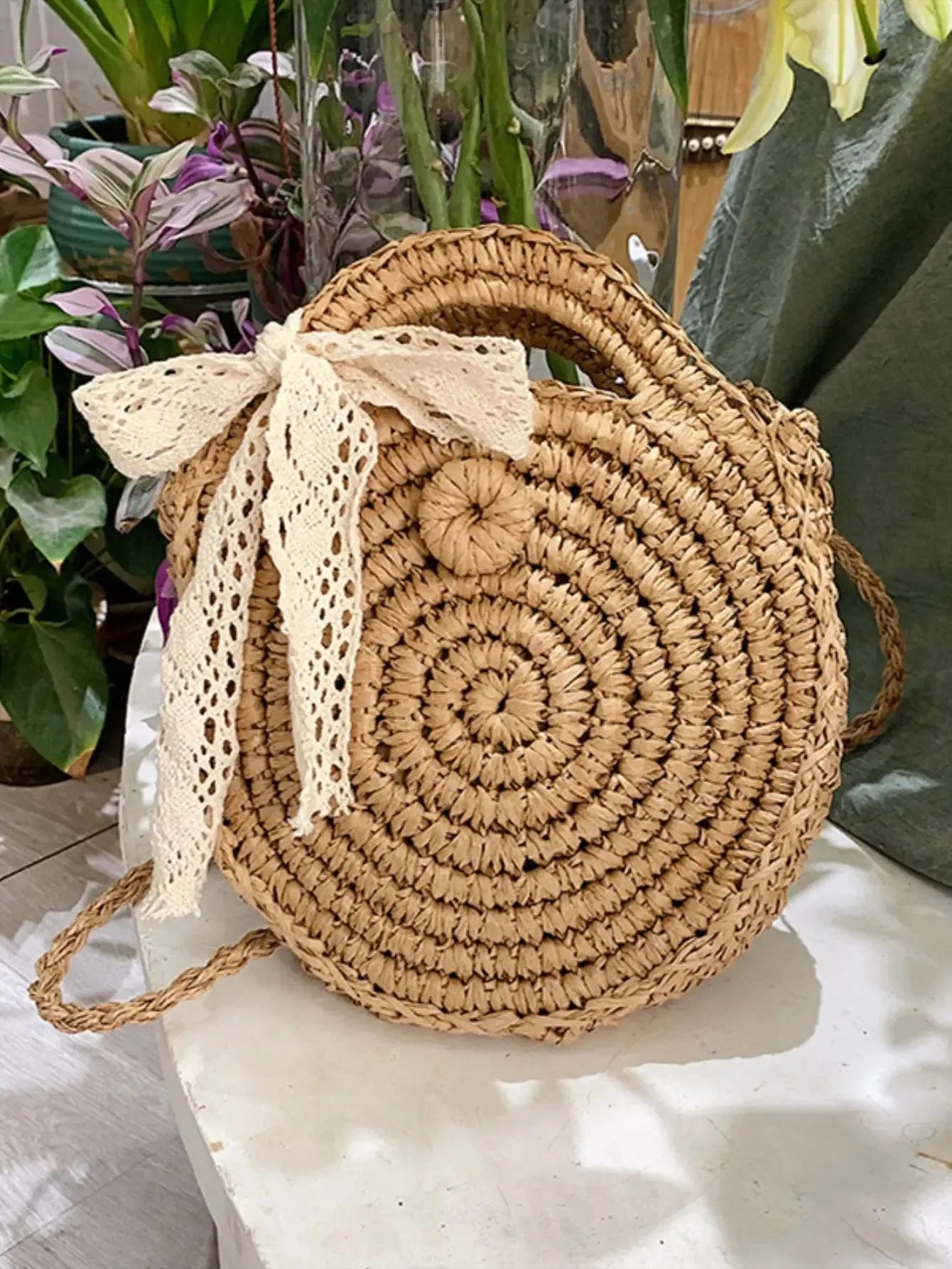 Boho Crossbody Straw Bags sold by Boho Mood product image thumbnail 2