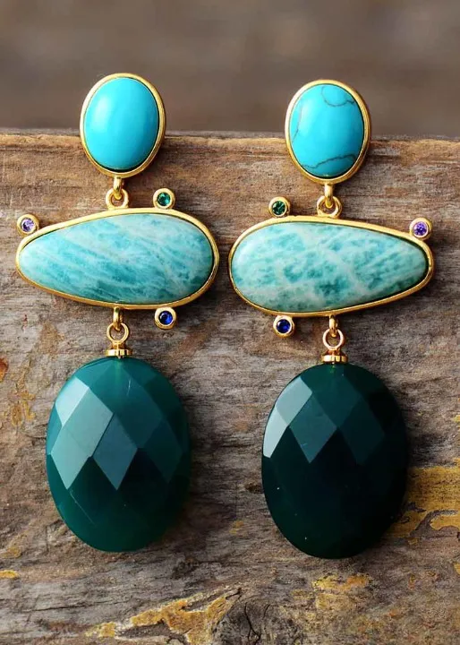 Boho Earrings with Dangle sold by Boho Mood