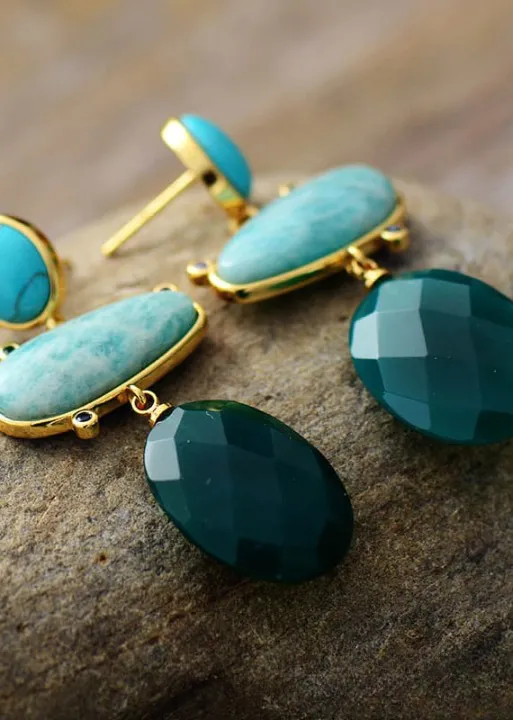 Boho Earrings with Dangle sold by Boho Mood product image thumbnail 3