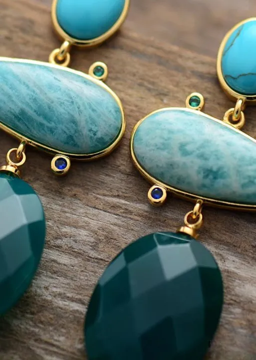 Boho Earrings with Dangle sold by Boho Mood product image thumbnail 4