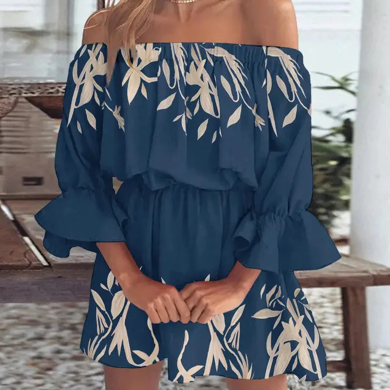 Mini Beach Dress Off Shoulder sold by Boho Mood product image thumbnail 5