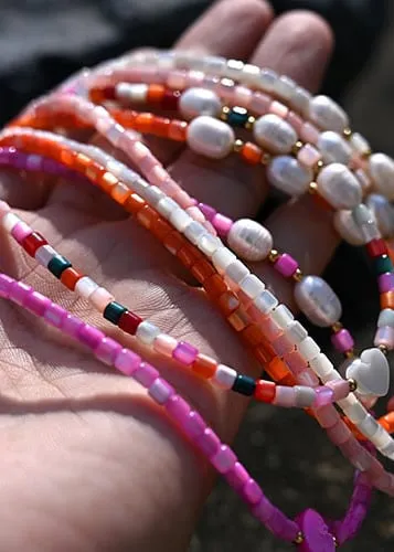 Boho Beaded Necklace sold by Boho Mood product image thumbnail 5