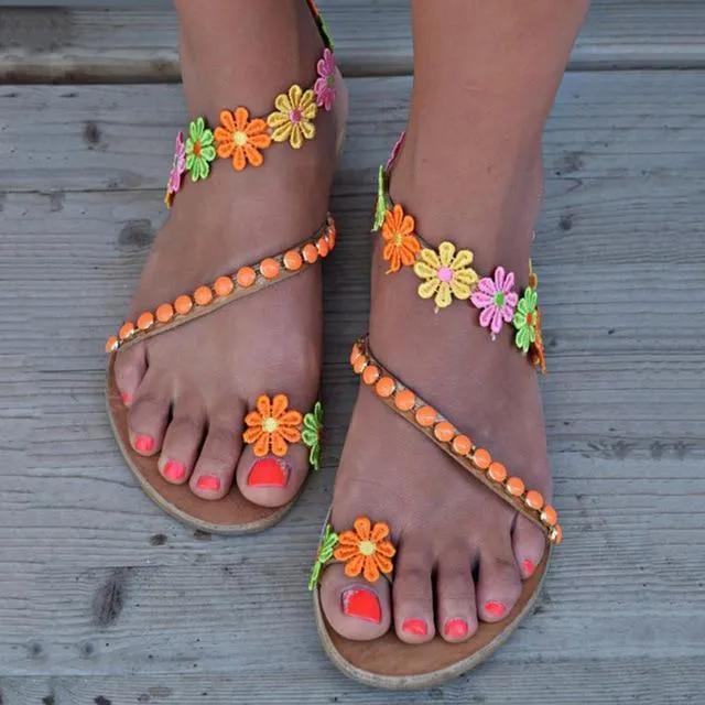 Boho Floral Sandals sold by Boho Mood product image thumbnail 3