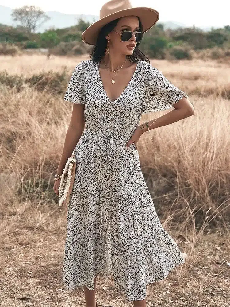 Summer Maxi Beach Dress sold by Boho Mood
