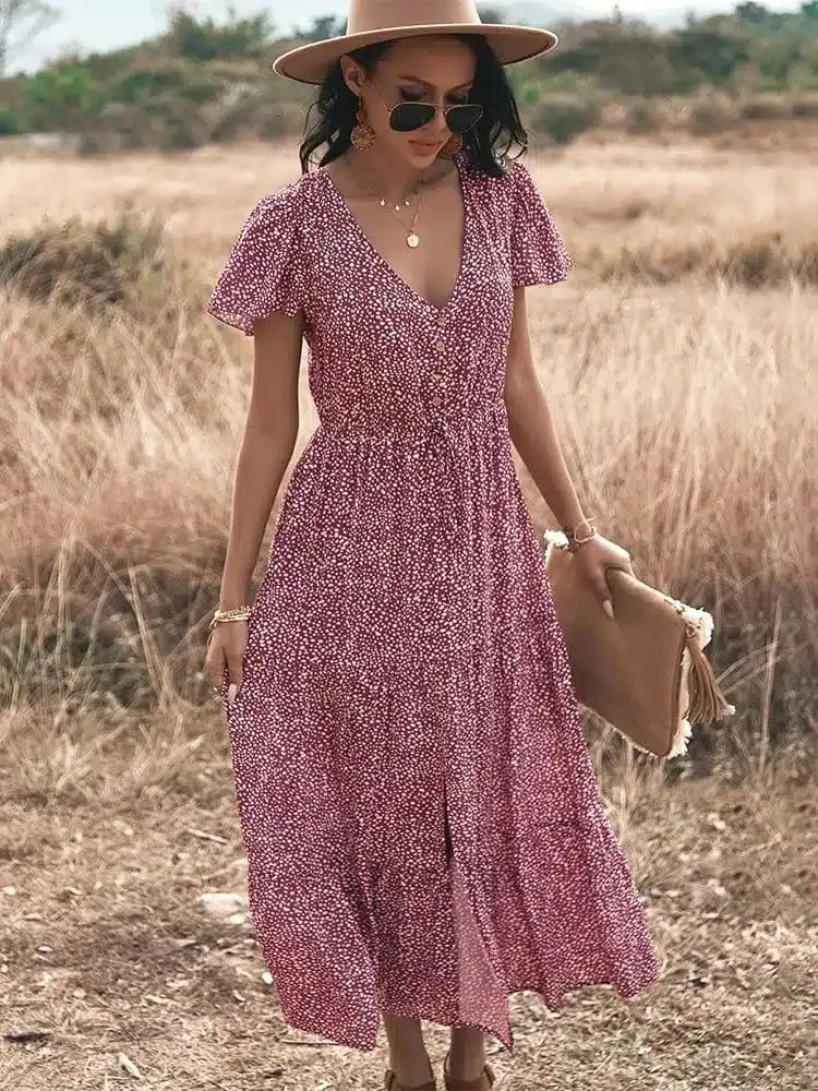 Summer Maxi Beach Dress sold by Boho Mood product image thumbnail 2