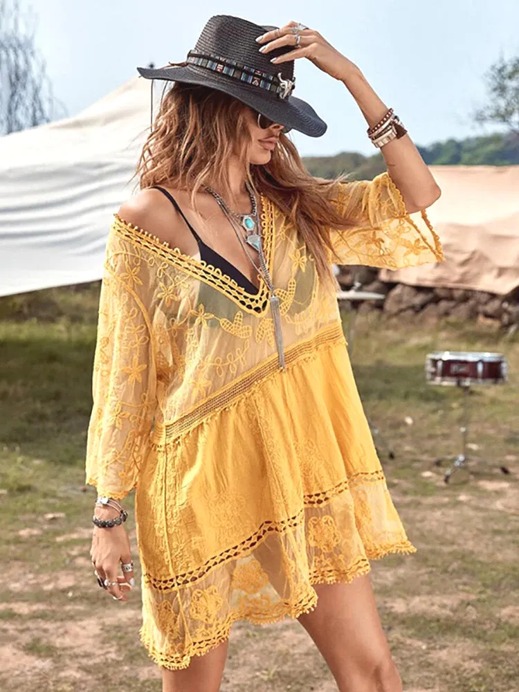 Summer Lace Dress sold by Boho Mood product image thumbnail 5