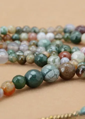 Boho Beaded Necklace 3 Layers sold by Boho Mood product image thumbnail 5