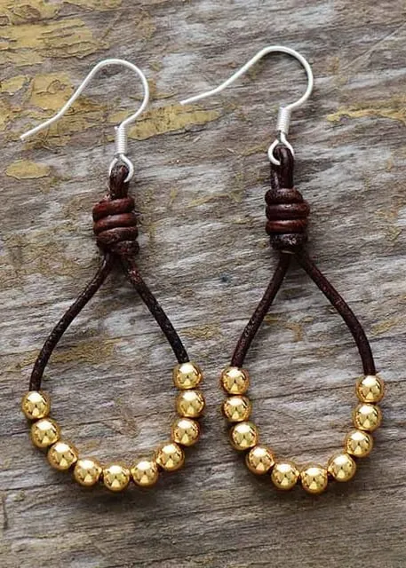 Vintage Beaded Earrings sold by Boho Mood product image thumbnail 2