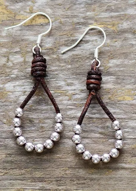 Vintage Beaded Earrings sold by Boho Mood product image thumbnail 4