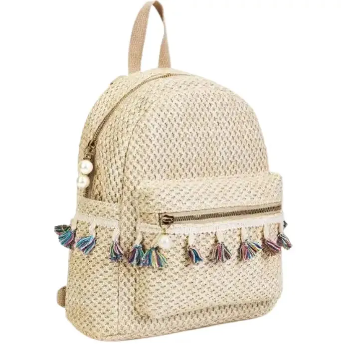 Pompom Boho Backpack sold by Boho Mood product image thumbnail 2