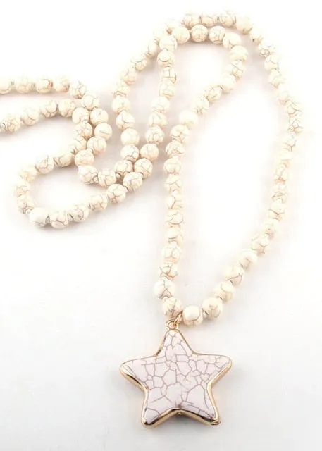 Boho Beaded Necklace Start Pendant sold by Boho Mood product image thumbnail 4