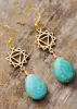 Turquoise Boho Earrings sold by Boho Mood