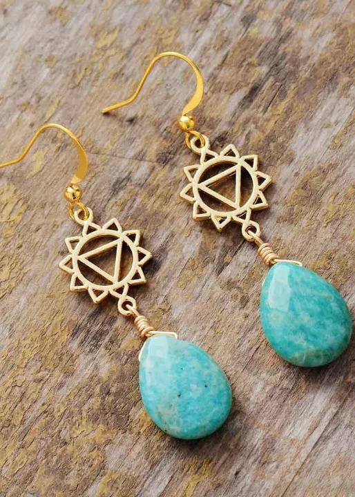 Turquoise Boho Earrings sold by Boho Mood