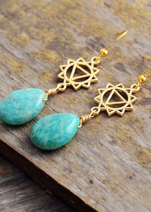 Turquoise Boho Earrings sold by Boho Mood product image thumbnail 3