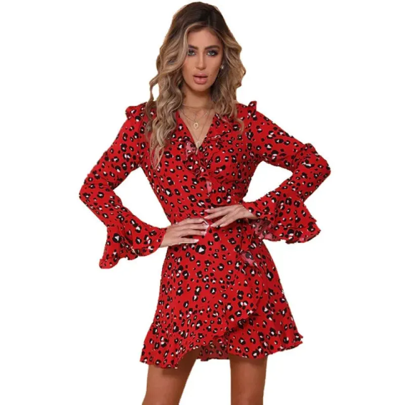 Red Hippie Dress sold by Boho Mood