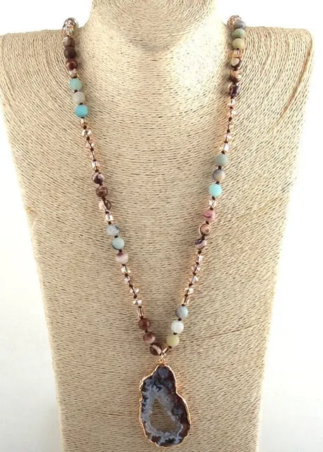 Ethnic Boho Beaded Necklace sold by Boho Mood product image thumbnail 2
