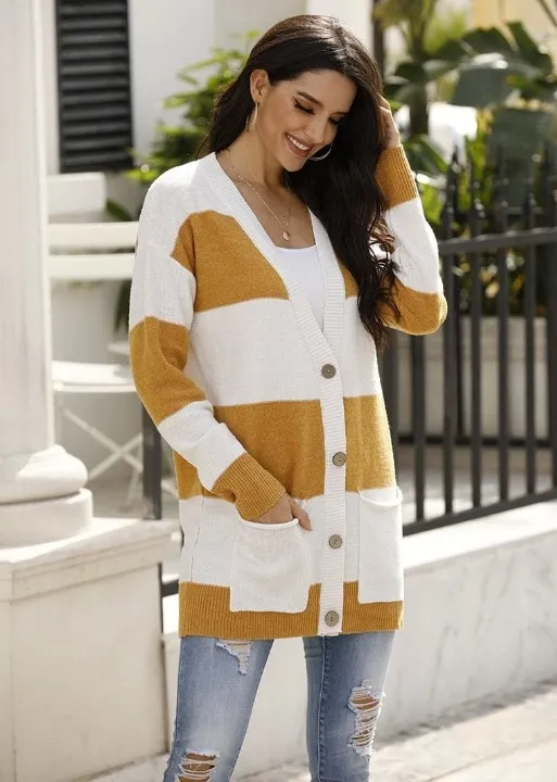 Boho Mid-length Cardigan Buttoned in two colors sold by Boho Mood product image thumbnail 3