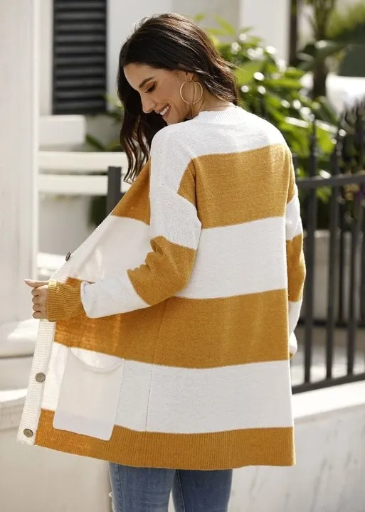 Boho Mid-length Cardigan Buttoned in two colors sold by Boho Mood product image thumbnail 4