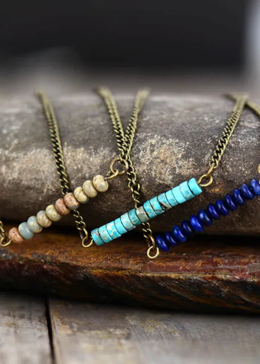 Ethnic Gold Chain Boho Necklace sold by Boho Mood