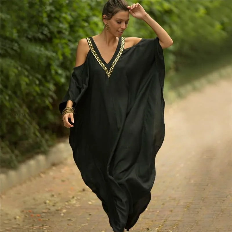 African Beach Dress sold by Boho Mood product image thumbnail 3