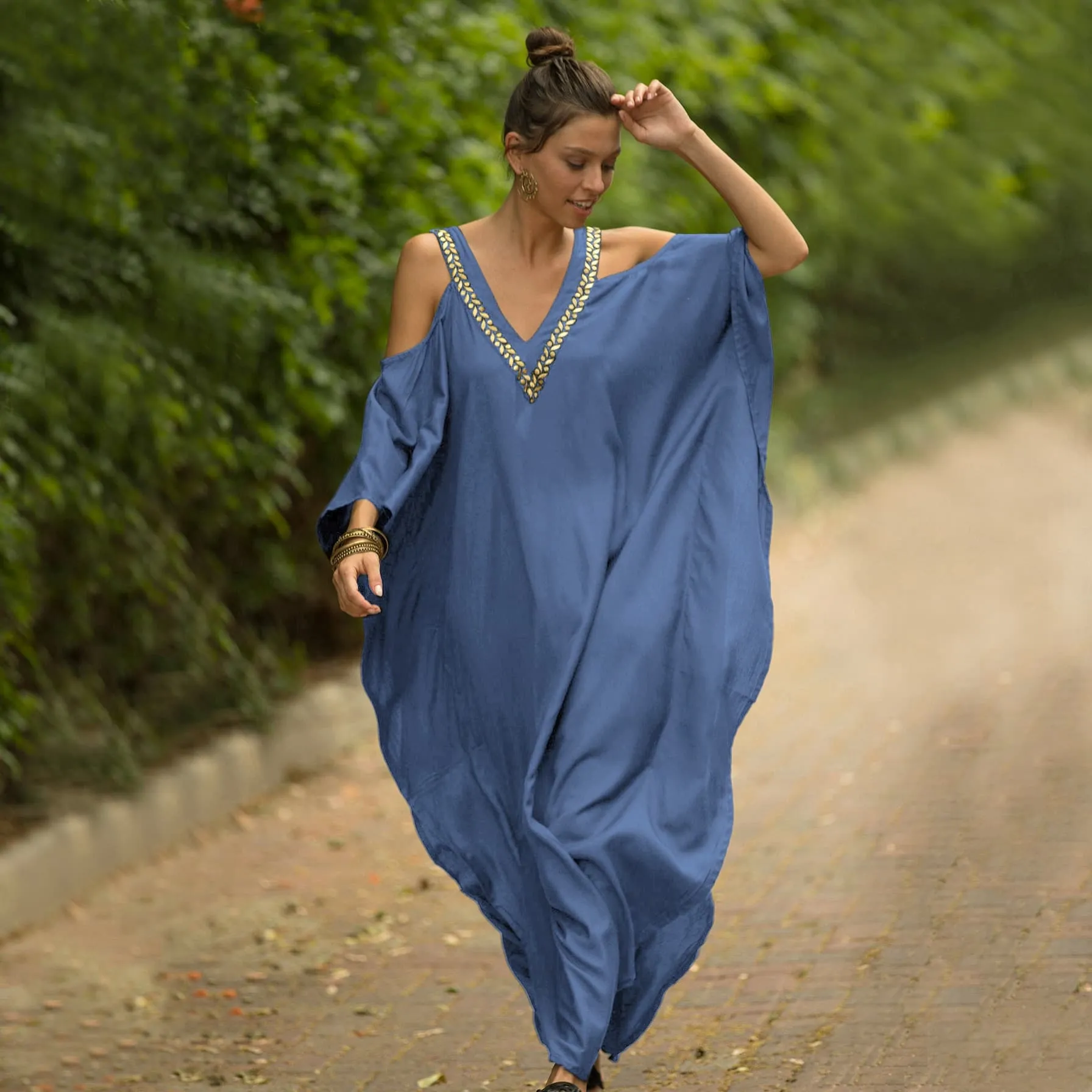 African Beach Dress sold by Boho Mood product image thumbnail 4