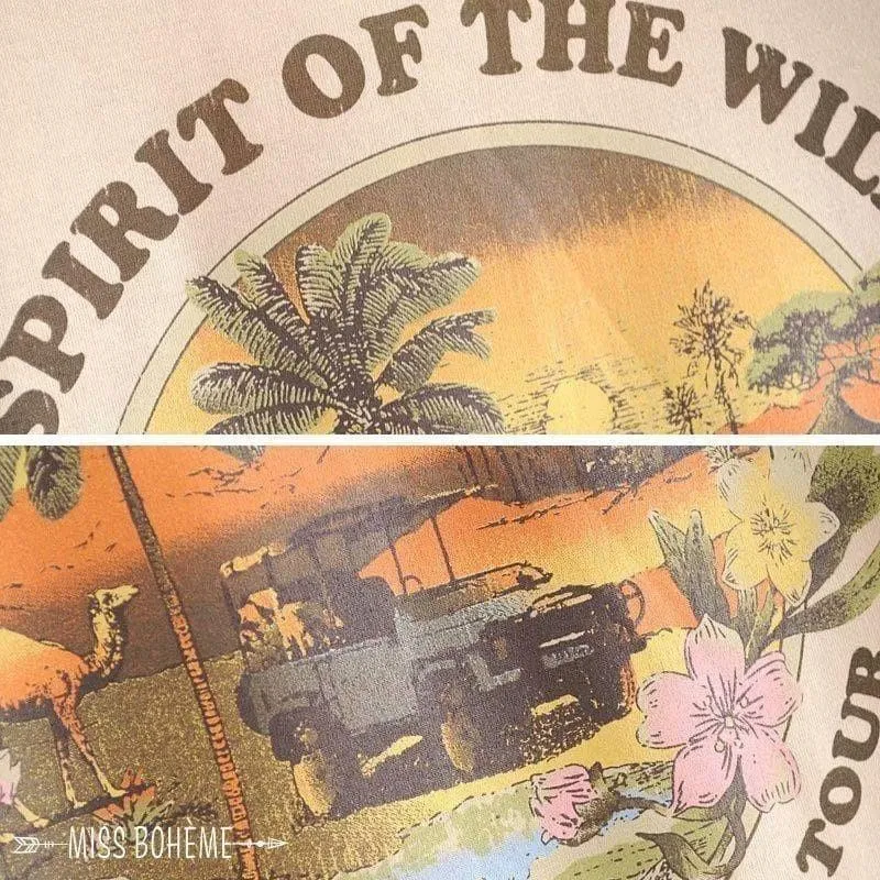 Boho Spirit of the Wild T-shirt sold by Boho Mood product image thumbnail 5