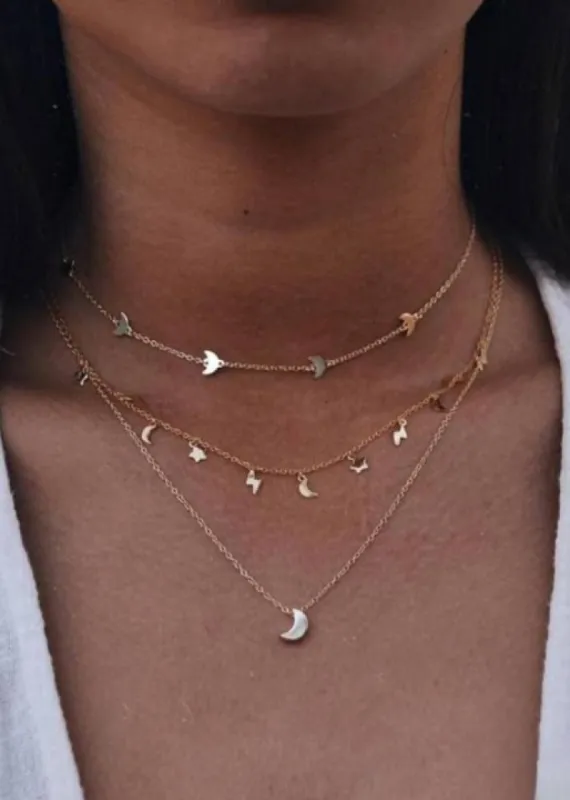 Chic Boho Gold Necklaces sold by Boho Mood