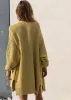 Cardigan Boho loose mid-length with patterns, oversized sleeves sold by Boho Mood