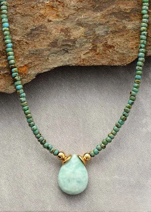 Boho Beads Necklace sold by Boho Mood product image thumbnail 3