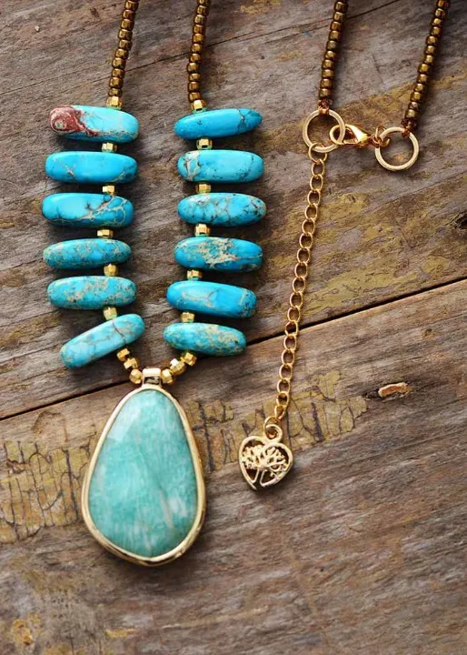 Boho Hippie Necklace sold by Boho Mood product image thumbnail 3