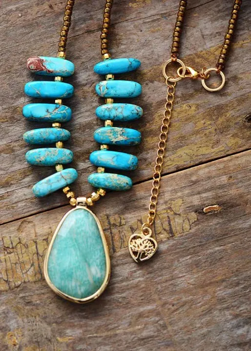 Boho Hippie Necklace sold by Boho Mood product image thumbnail 2