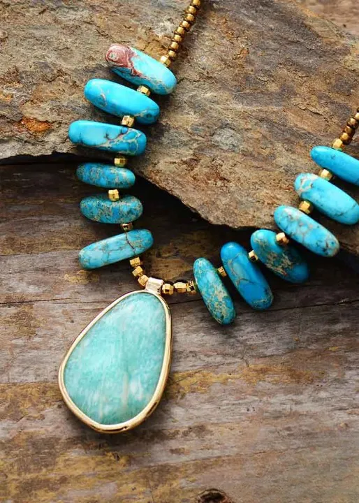 Boho Hippie Necklace sold by Boho Mood product image thumbnail 5