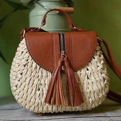 Straw Boho Handbag sold by Boho Mood product image thumbnail 3