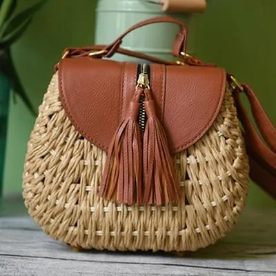 Straw Boho Handbag sold by Boho Mood product image thumbnail 4
