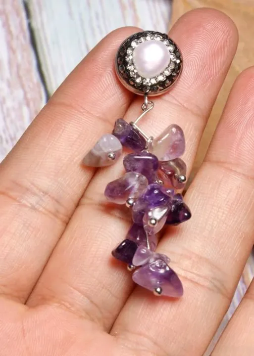 Woman Boho Style Earrings sold by Boho Mood product image thumbnail 2