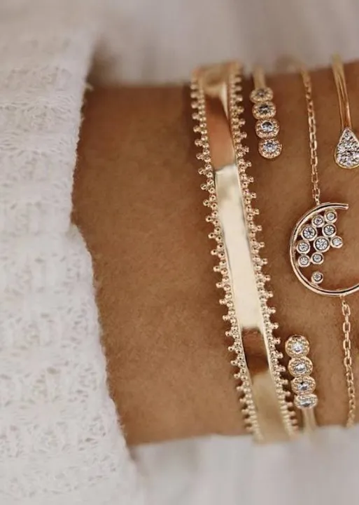 Gold Boho Chic Bracelet sold by Boho Mood