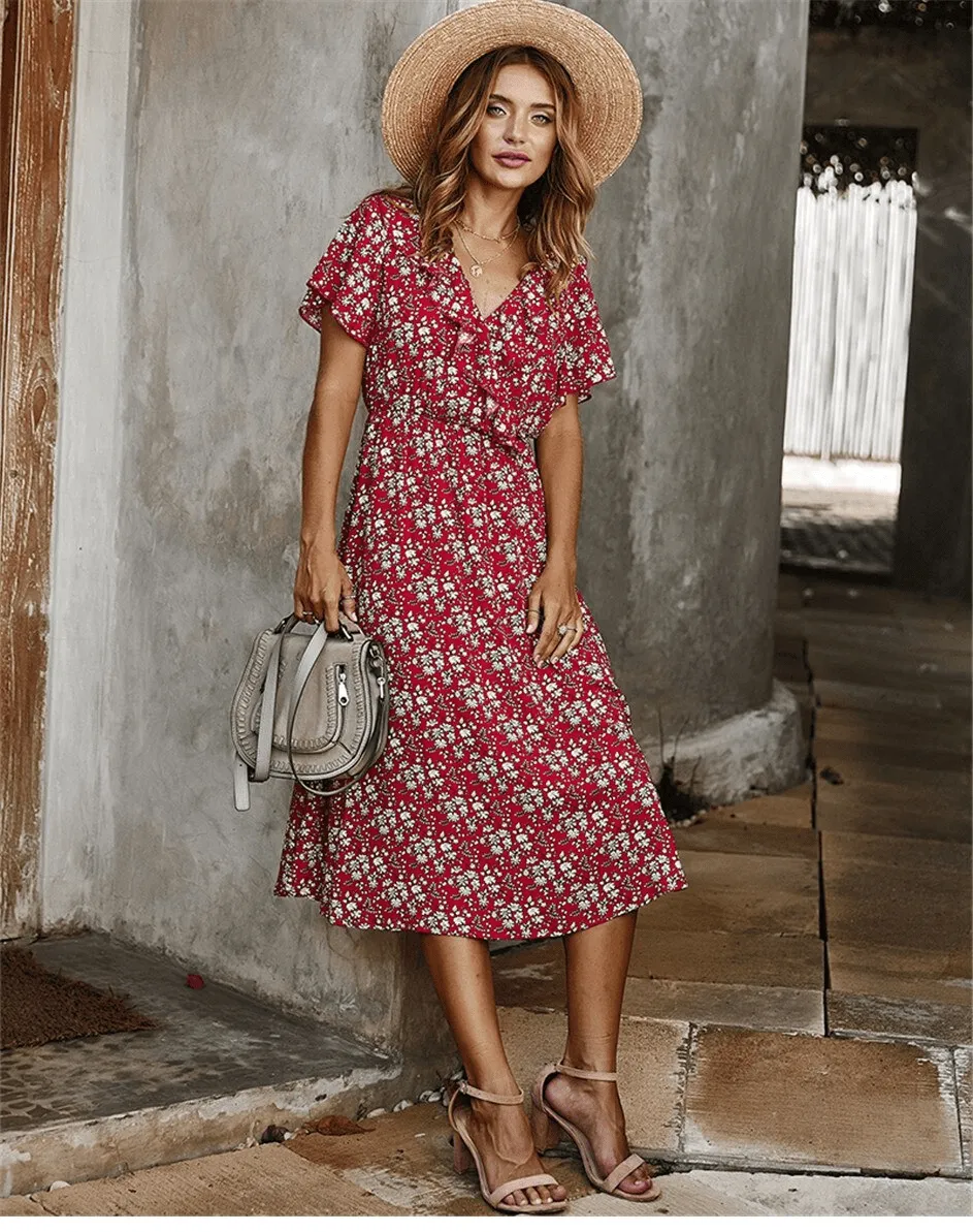 Boho Midi Dress sold by Boho Mood product image thumbnail 2