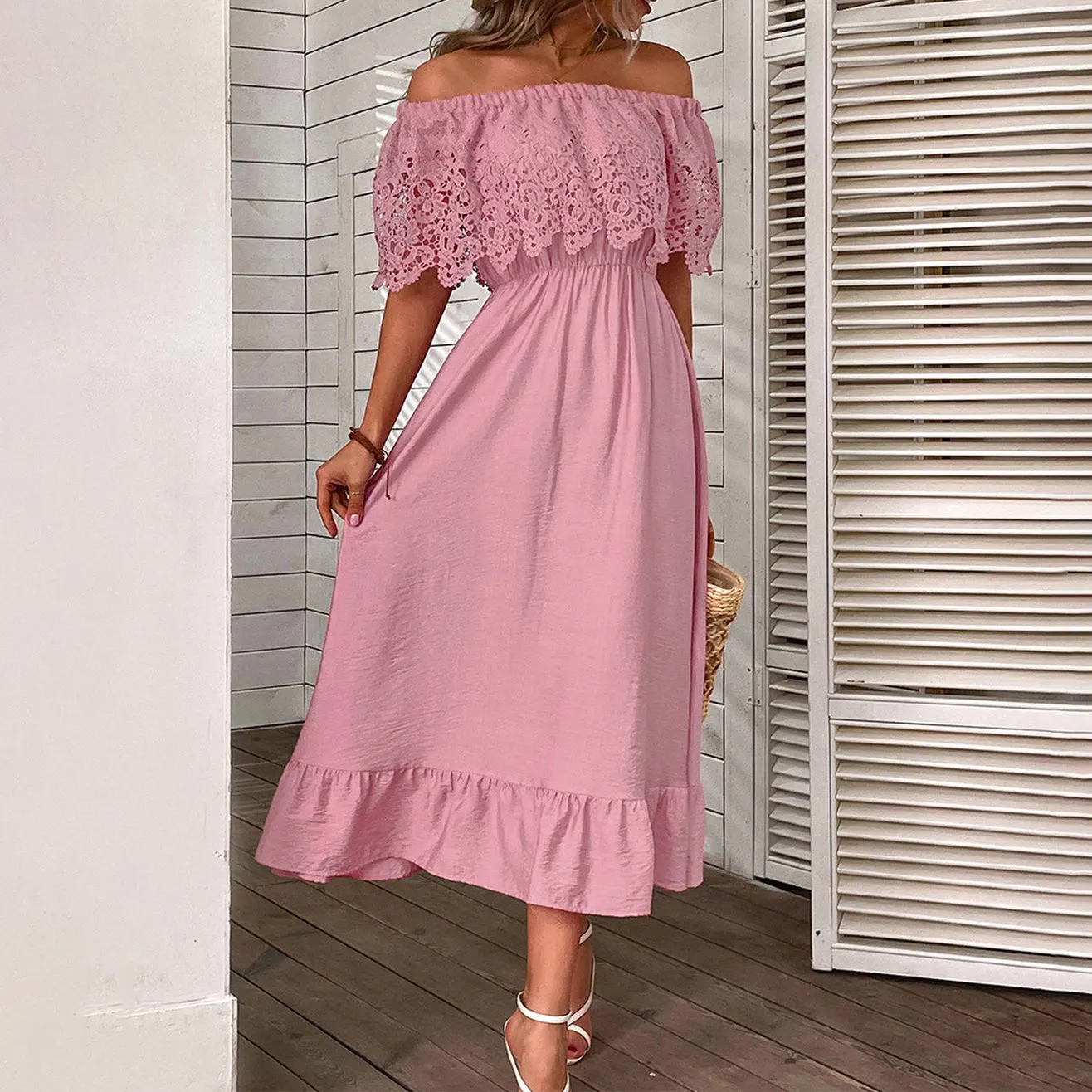 Boho Lace Midi Dress sold by Boho Mood product image thumbnail 2