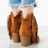 Boho Fringes High Boots sold by Boho Mood