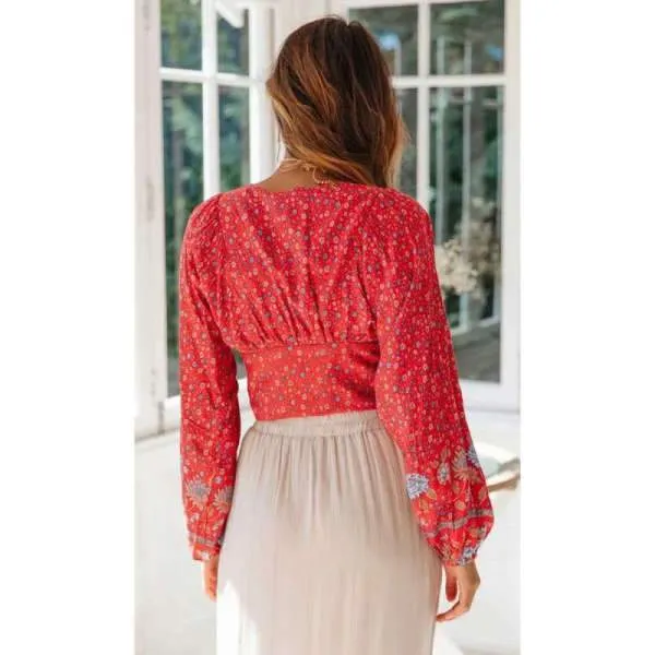 Hippie Mexican Blouse sold by Boho Mood product image thumbnail 3